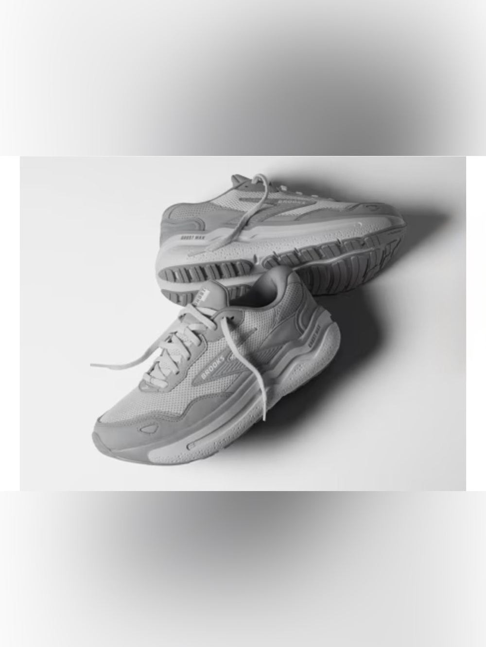 Brooks Grey Monochromatic Ghost Max SE Women's Running Sneakers Size 10